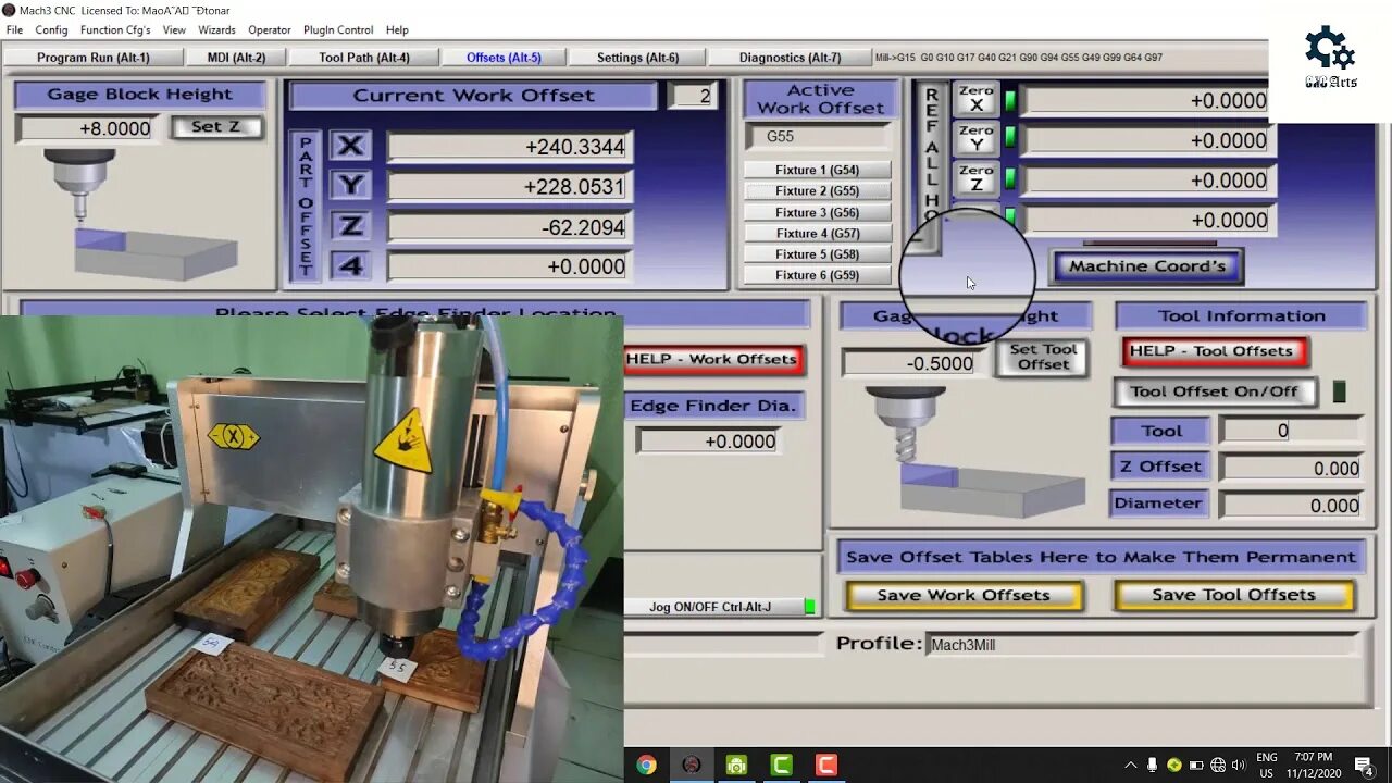 Offset tool. G54 g55 ЧПУ. Оффсет ворк g54z. Настройка mach3. Программа для ЧПУ пекарни.