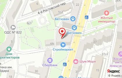 Плющиха на карте
