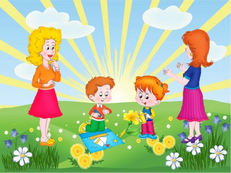 Родители и воспитатель мульт. Профессии в детском саду. Беседа воспитателя с детьми. Страничка педагога. Детский сад профессии в детском саду.