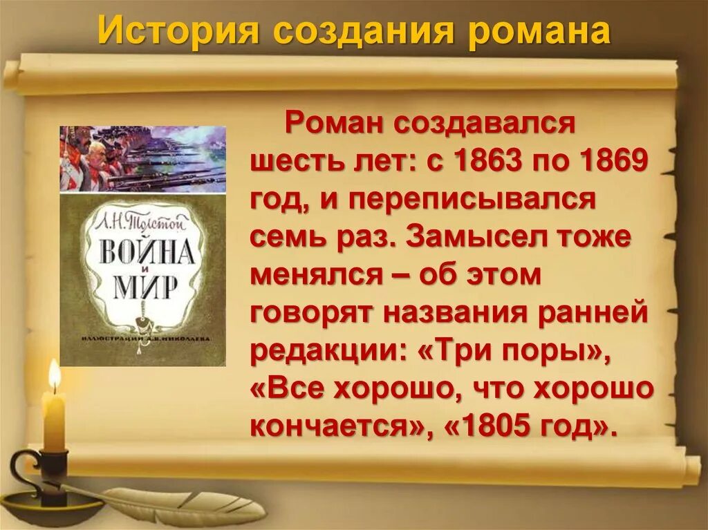 Сколько толстой писал войну и мир