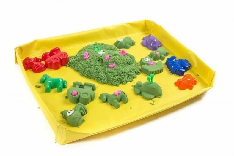 контейнер для кинетического песка. бассейн для кинетического песка. кинетический песок. дома песок песочница. игрушки для кинетического песка.