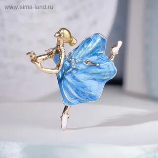 Брошь балерина