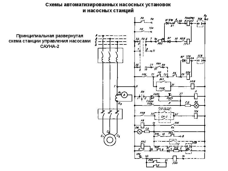 Электрическая схема автоматики