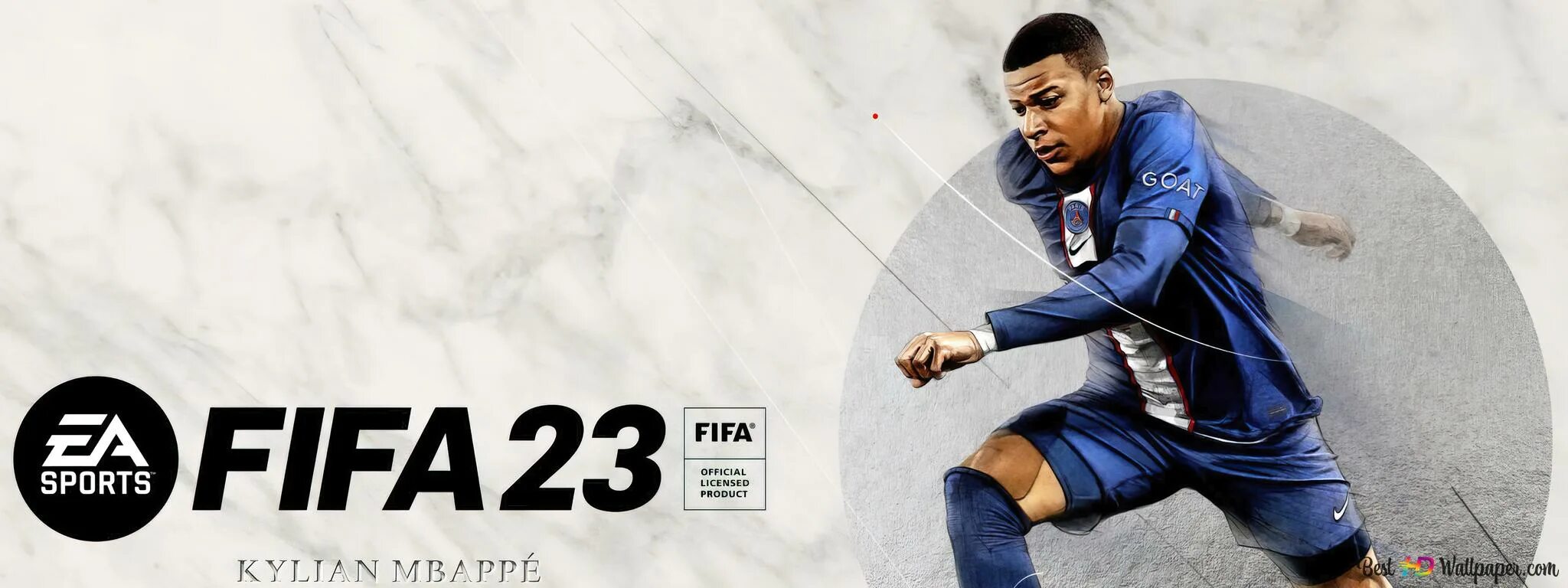 Fifa 23 download. Мбаппе ФИФА 23. ФИФА 23 обложка Мбаппе. Обои ФИФА 23. FIFA 23 Постер.