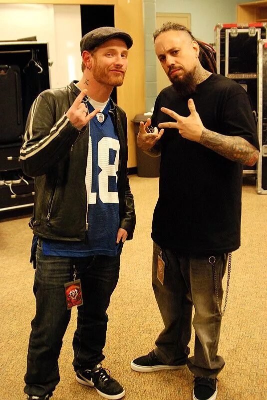 Братья кори. Fred Durst Corey Taylor.