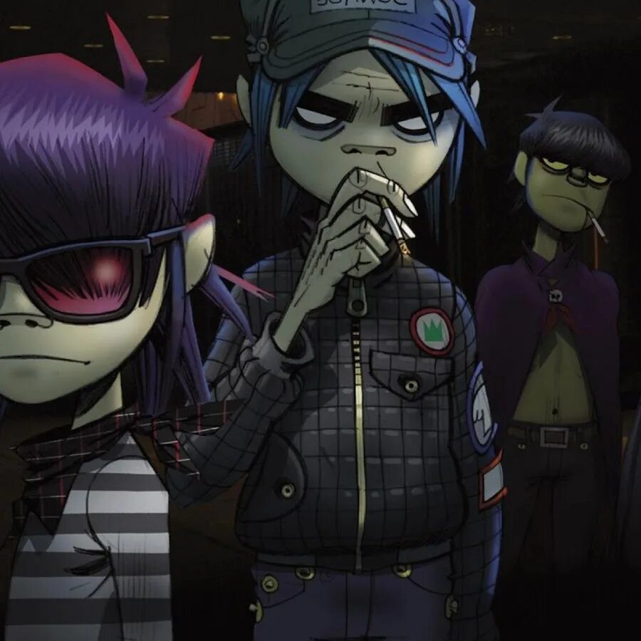 Группа Gorillaz. Группа гориллаз 2д. Гориллаз 2007. Группа Gorillaz персонажи. Горилазз