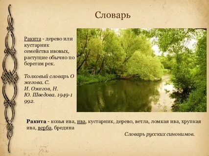 Белая река слова
