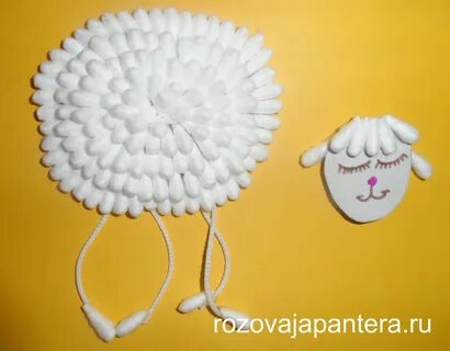 Поделки из ватных палочек