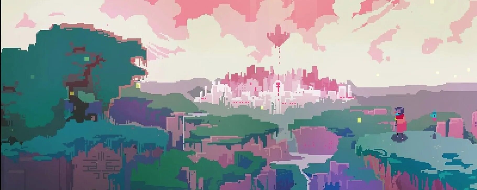 Hyper Light Drifter. Hyper Light Drifter системные требования. Пиксельный фон. Пиксель арт. 8 бит часы