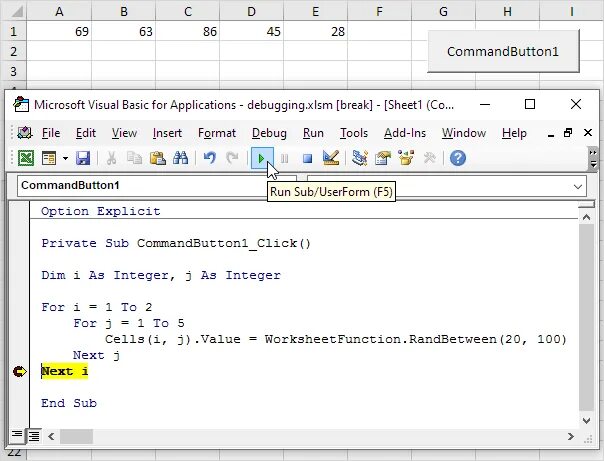 Vba отладка. Программирование visual basic в excel. vba программирование (макросы). индексы в вба. примеры программ на vba в excel.