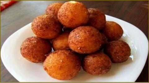 Пышные шарики жареные в масле