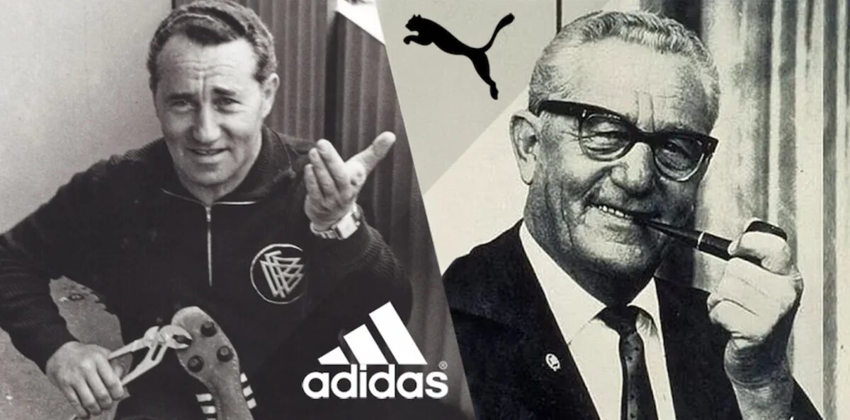 История adidas и puma (2016). Adidas puma братья. Ади и руди дасслер. Дуэль братьев. Братья адидас и пума.