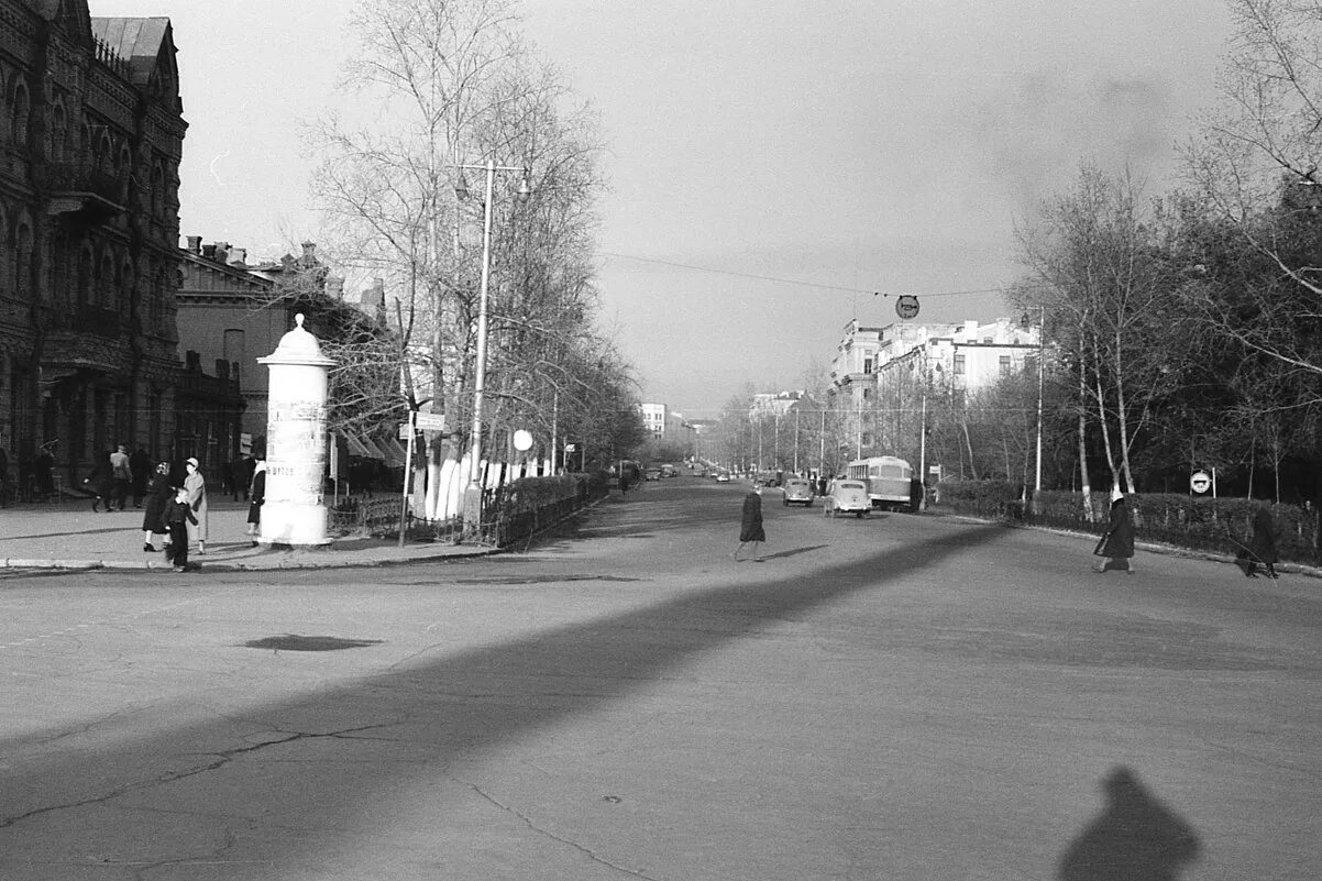 Хабаровск ул толстого. Хабаровск 1950.