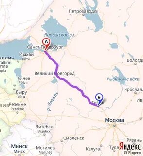 Тверь петрозаводск расстояние на машине
