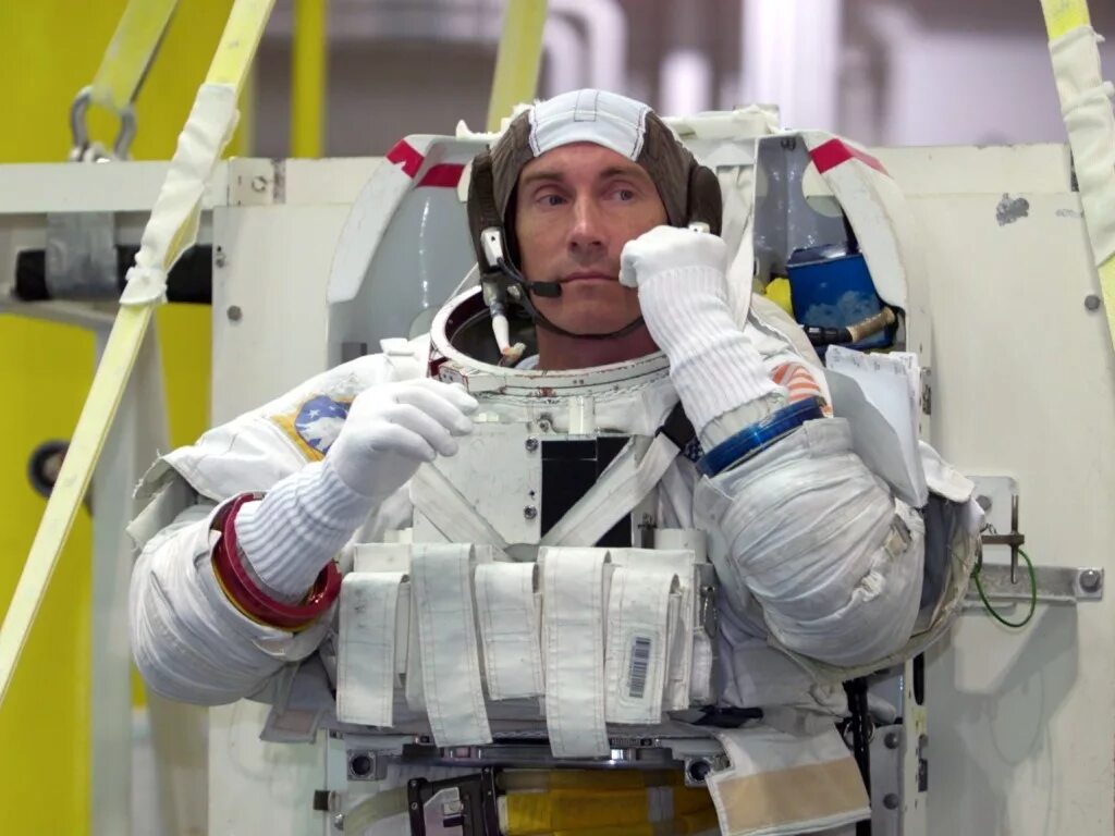 Flew into space. Flew into space
