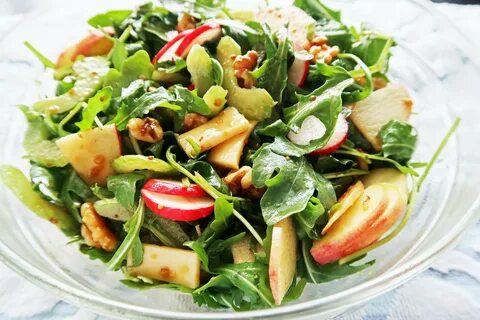 Салат с маслом и горчицей