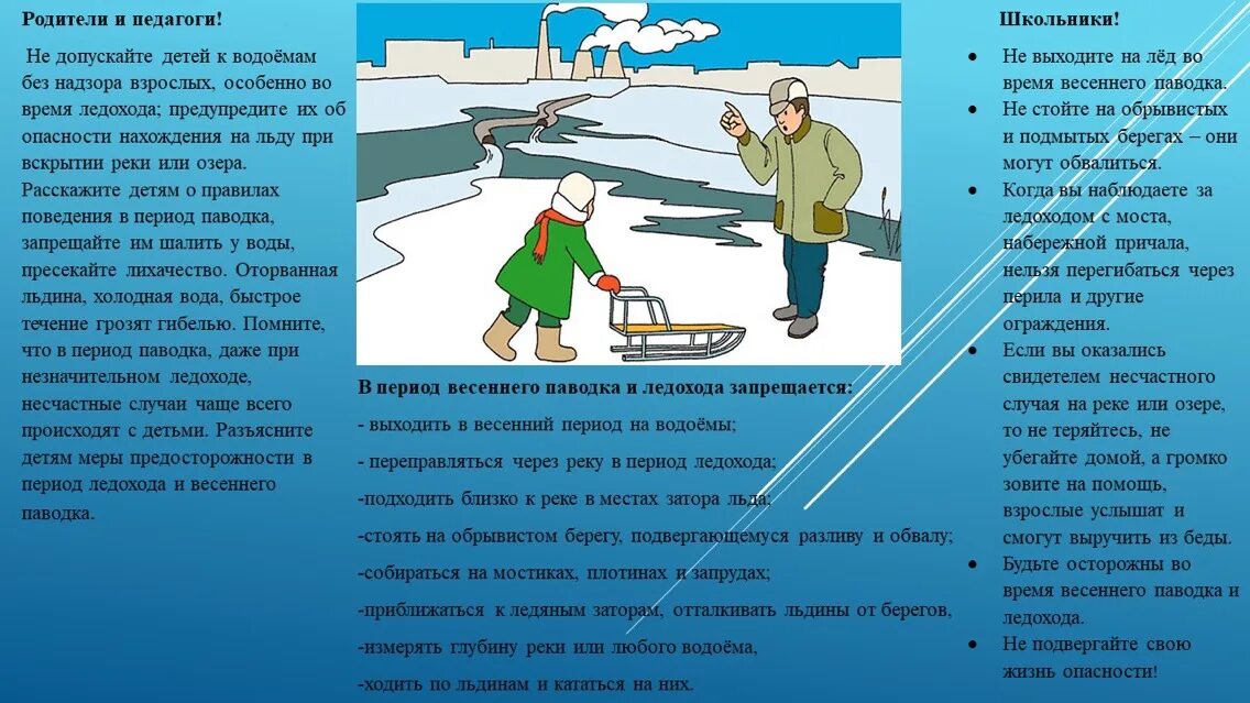 Безопасность поведения на льду. Памятка по безопасности на льду. Памятка по правилам поведения в период весеннего паводка. Памятка для родителей в период паводка и ледохода. Ледоход составить предложение