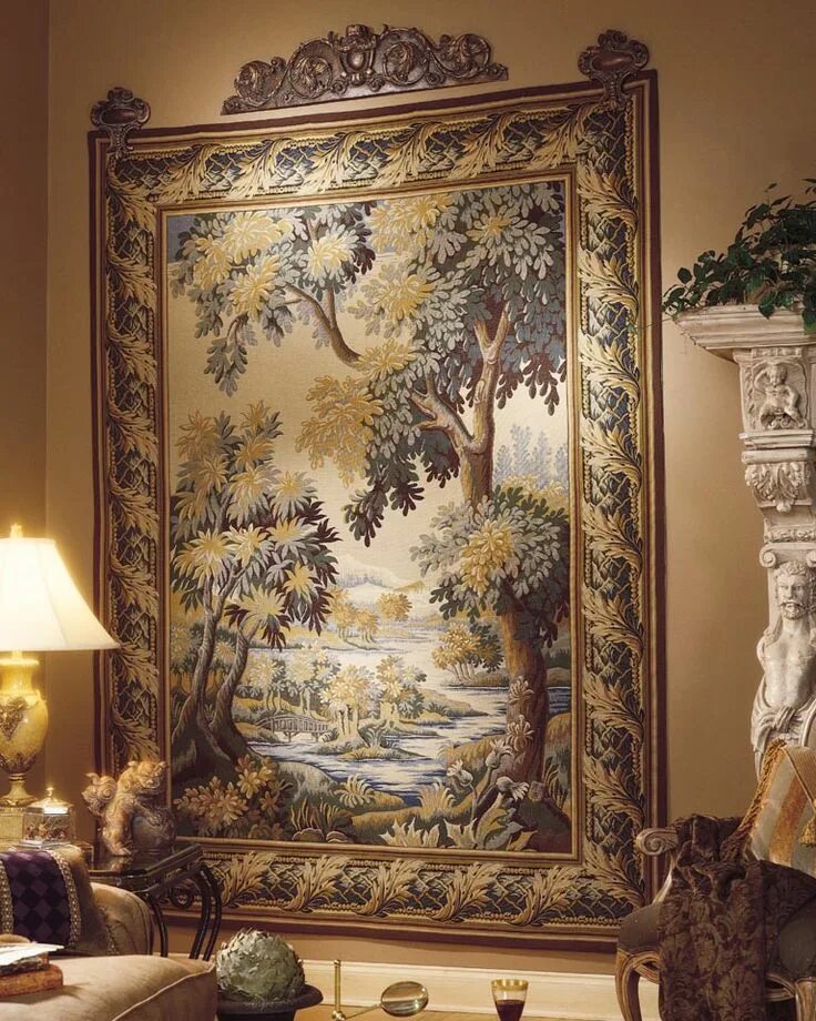Старинные гобелены в интерьере. Гобелен нинту lf-021. Шинуазри, шинуазери. Гобелен на стене в интерьере. Гобелен во дворце.
