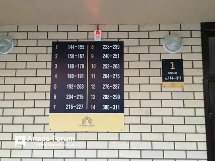 Нумерация подъездов домов