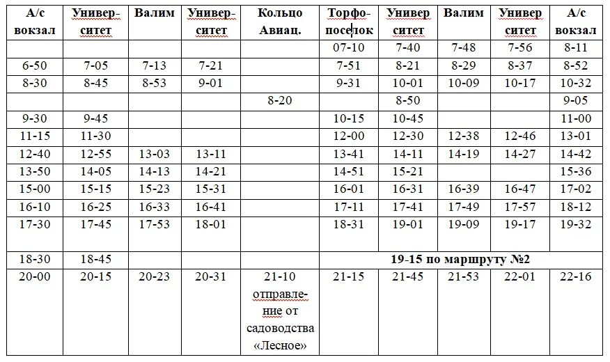 Тройка маршрутка расписание