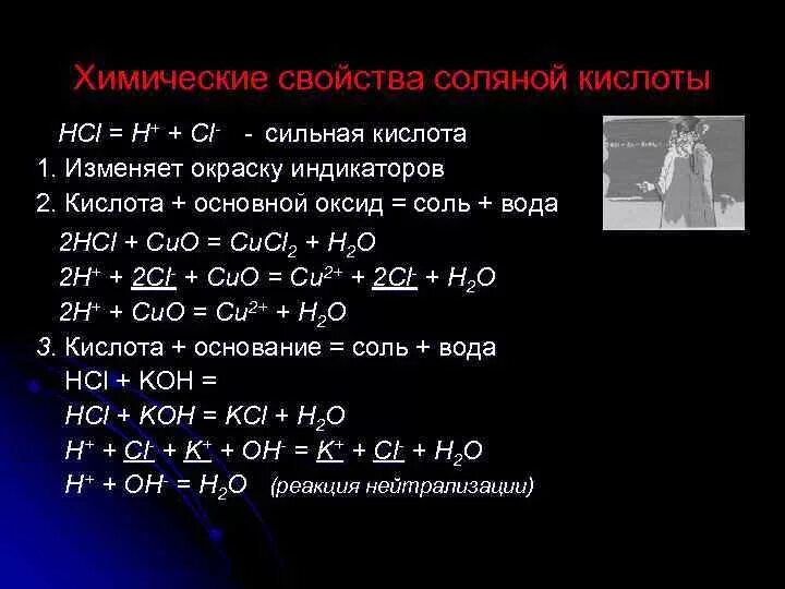 Сильная кислота характеристика