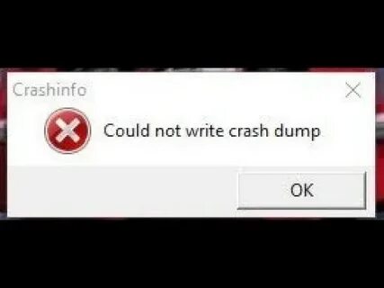 Wolfenstein ii could not crash dump