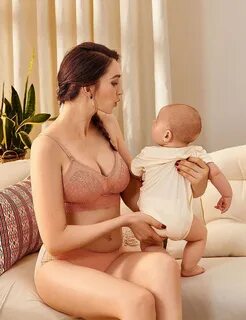 MOMANDA Women's Lace Nursing Bra Cute Bralette Breastfeeding Maternity...