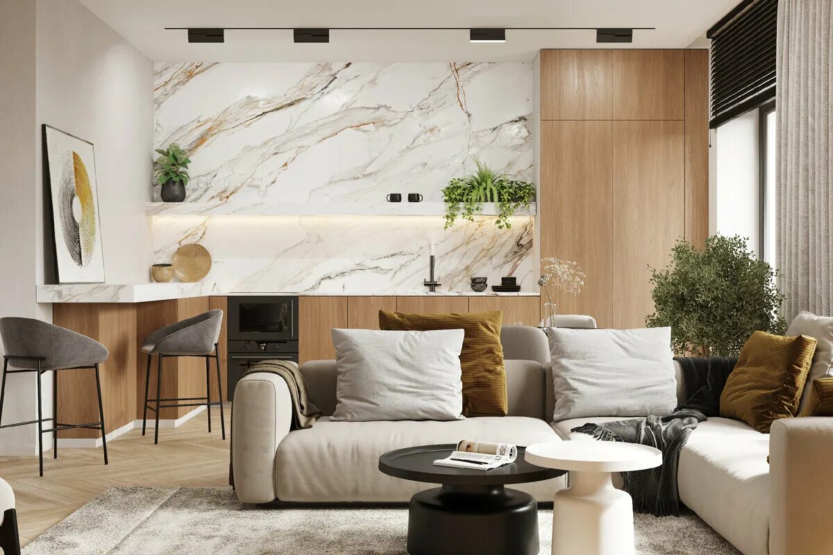 32 Lively Living Rooms With Houseplants (GREAT PICTURES) Spring living room, Liv