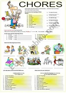 Chores exercises