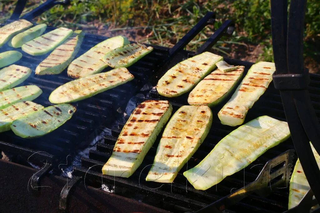 Кабачки на мангале на решетке - простой и вкусный рецепт, как приготовить пошаго