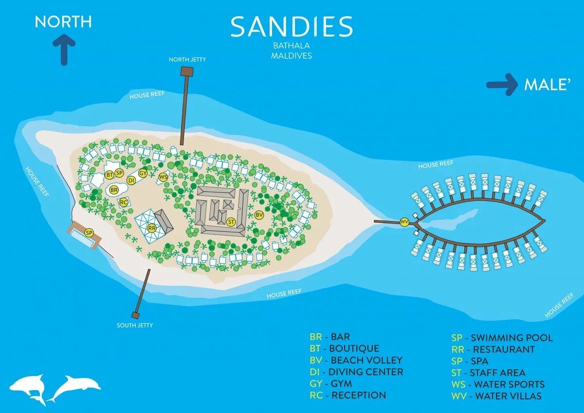 Sandies Bathala. Отель Мальдивы Bathala Island. Waldorf Astoria Maldives карта острова. Bandos Maldives 4 карта острова. Imuga maldives