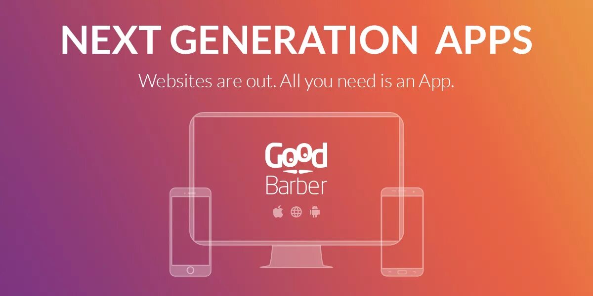 Goodbarber. Goodbarber app. Generate app. Good barber