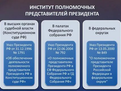 Полномочные представители власти