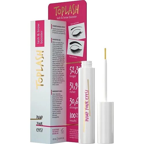 TOPLASH сыворотка для ресниц. Сыворотка для роста ресниц и бровей TOPLASH. TOPLASH Lash & Brow средство для роста ресниц и бровей. Линейка для ресниц TOPLASH распечатать. Toplash lash brow