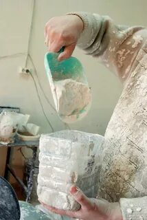 Как сделать цветной гипс