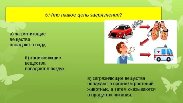 Цепь загрязнения. Цепь загрязнения от выхлопных газов автомобилей. Экологическая безопасность цепь загрязнения. Цепь загрязнения 3 класс.