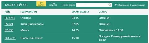 Прибытие рейса аэропорт жуковский