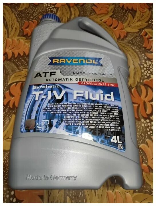 Трансмиссионное масло atf t iv. 4014835733091 Ravenol. Ravenol t-4 Fluid. Ravenol ATF T-IV. Масло Ravenol t IV Fluid.