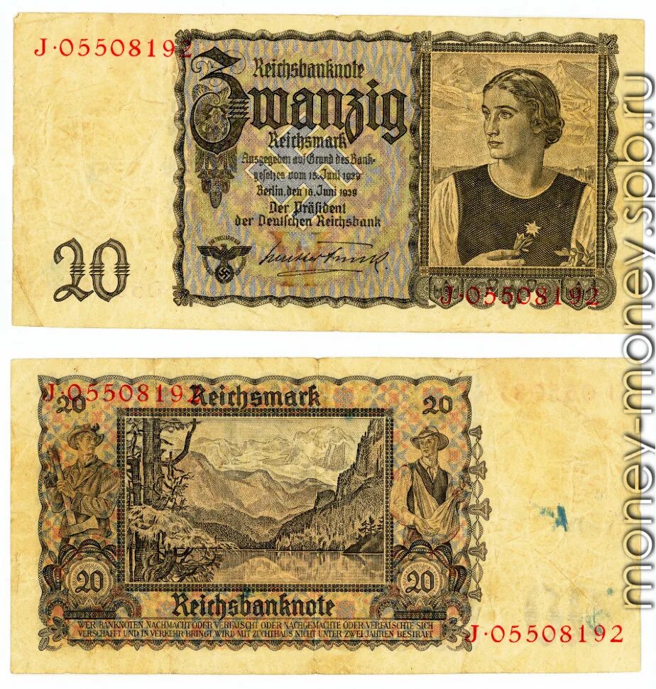 Купюра марка. Рейхсмарка третьего рейха 1939 банкноты. Банкнота 20 рейхсмарок 1939 года. 50 Рейхсмарок 1939. Банкнота Германия 20 рейхсмарок.