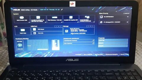 Boot menu asus