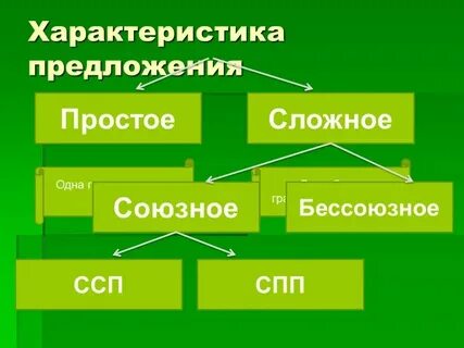 Характеристика предложения ссп