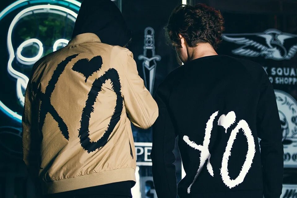 H weekend. Хо the Weeknd. The Weeknd XO Bomber. The Weeknd HM. The weekend x h&m.