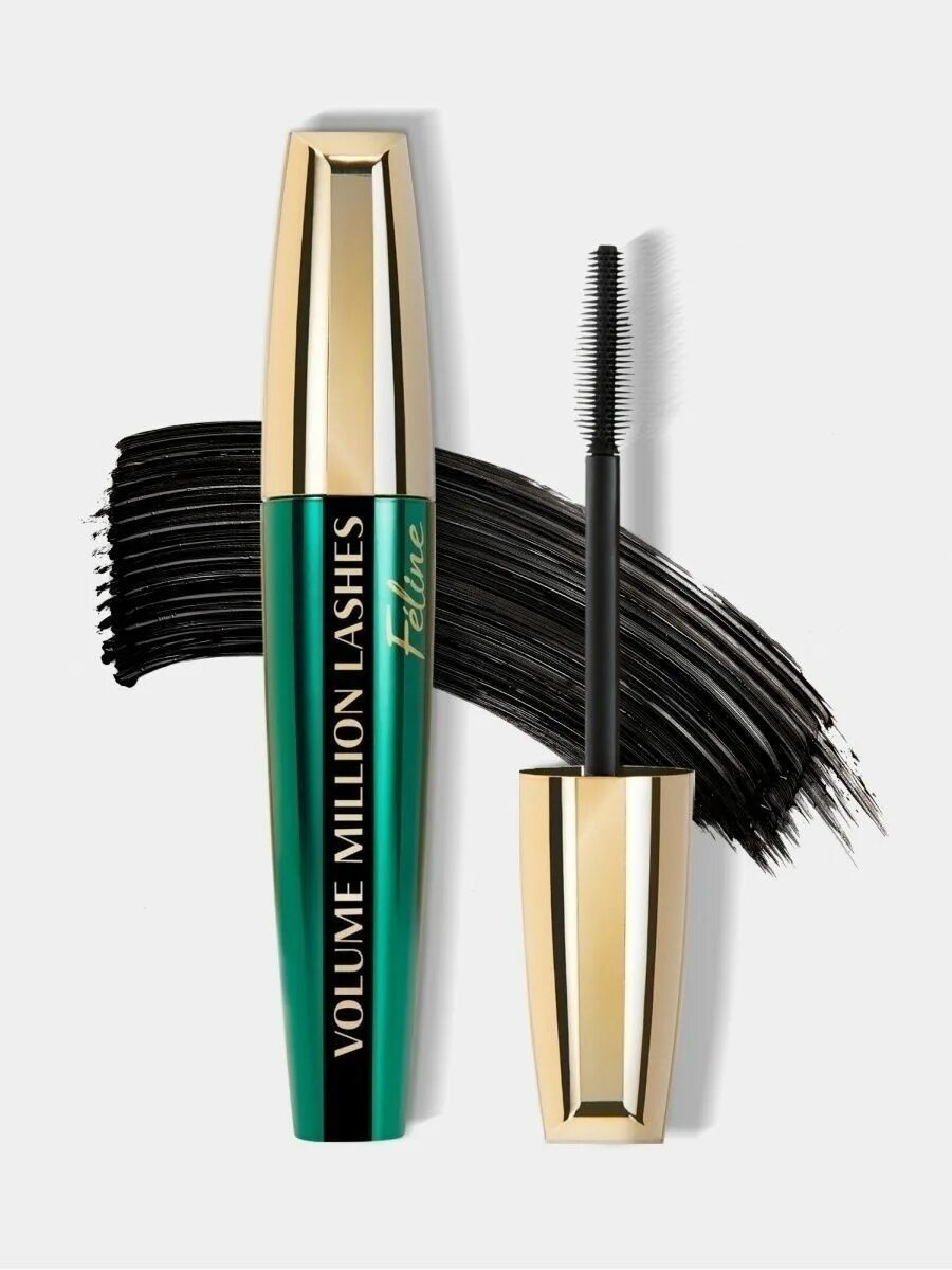 Тушь loreal paris volume million. 2ml. L'oreal paris volume millions lashes feline. Тушь max factor зеленая. L oreal paris million lashes feline.