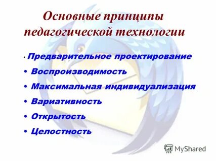 Педагогические принципы презентация