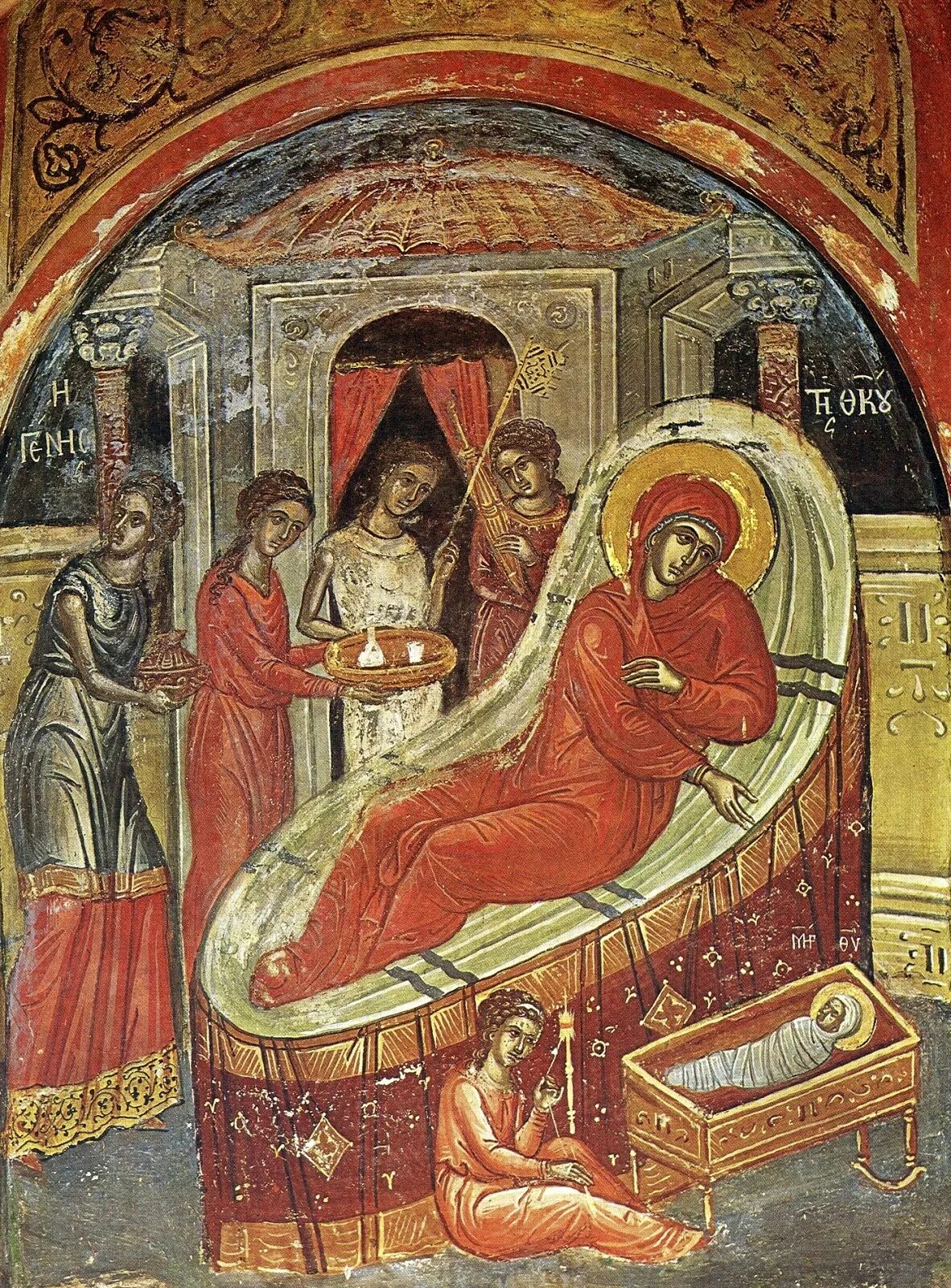 рождество богородицы приснодевы марии. предпразднство рождества пресвятой богородицы икона. художник сано ди пьетро. икона рождества богородицы афон ставроникита. открытки с рождеством пресвятой богородицы 21 сентября.