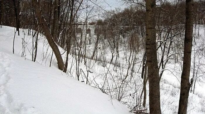 Березуйском овраге в калуге. Березуйский овраг калуга. Калужский овраг. Калуга акведук каменный мост. Жировский овраг калуга.