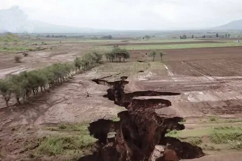 Самый крупный разлом в африке