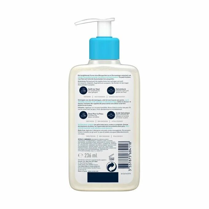 Clean smooth. Cerave sa smoothing cleanser 236 ml. cerave sa гель очищ. смягч д/сух/огруб/неровн кожи 473мл (795456) mb452800. cerave sa gel nettoyant anti rugosites. цераве гель смягчающий очищающий.