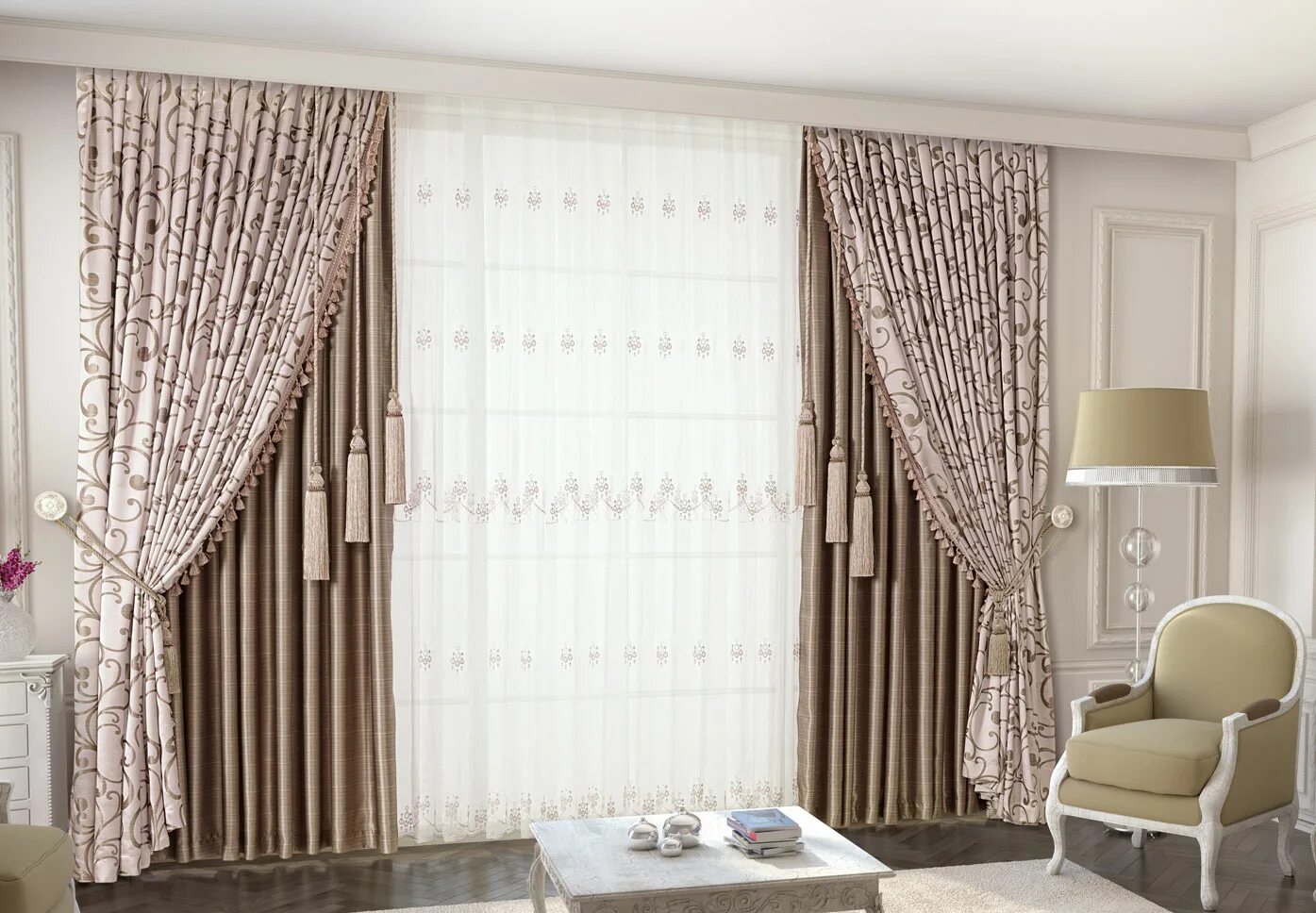 Стильные шторы. Красивые шторы. Шторы в классическом интерьере. Современные шторы для гостиной. Модные шторы в гостиную.