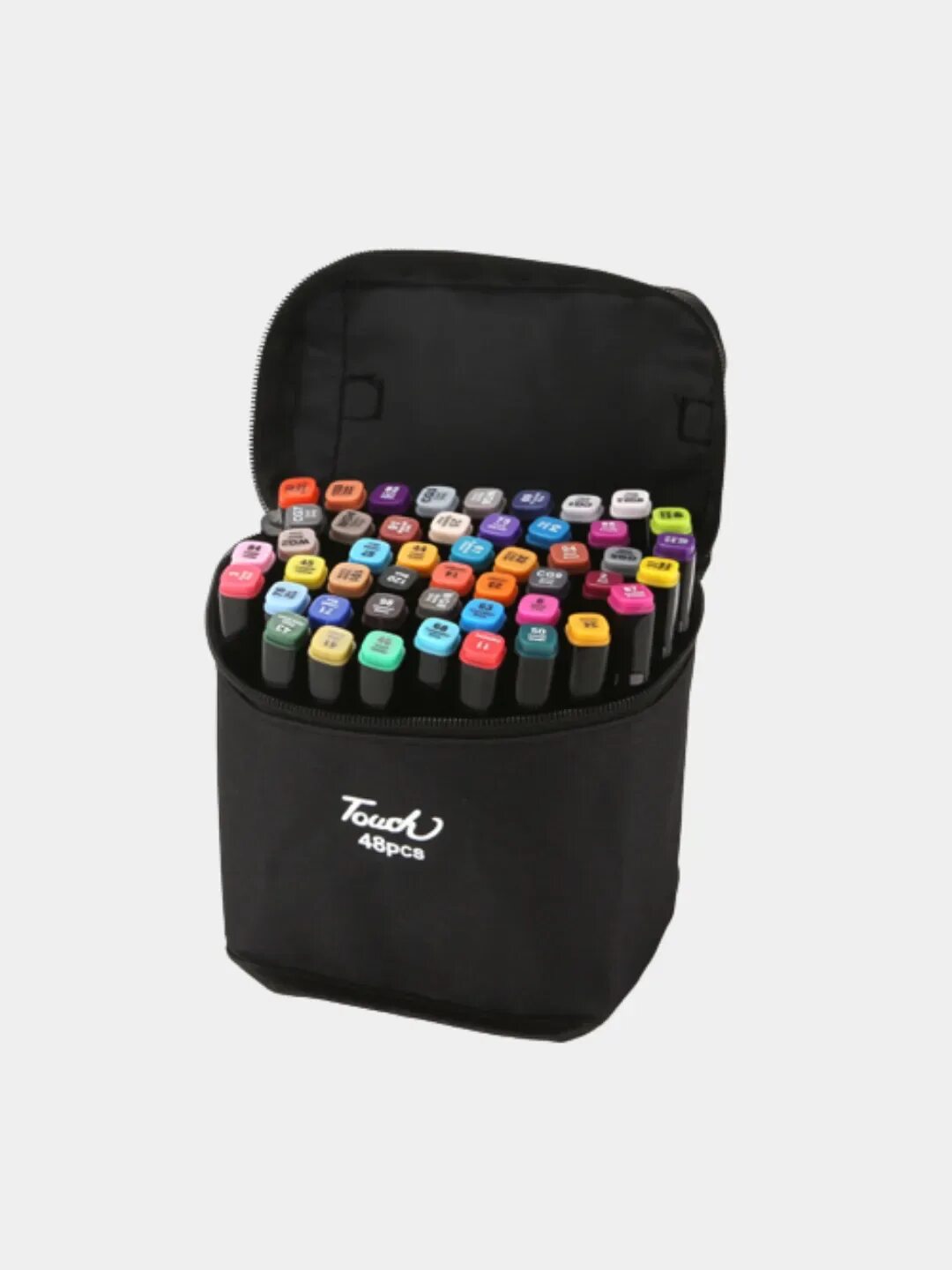 Фломастеры 48 цветов в сумке. Маркеры touch touch 48шт. 48 цвет маркеров. Маркеры двухсторонние набор 48 цветов. Маркеры touchfive 262 цветов.